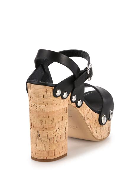 prada montana sandals|prada women's high heeled sandals.